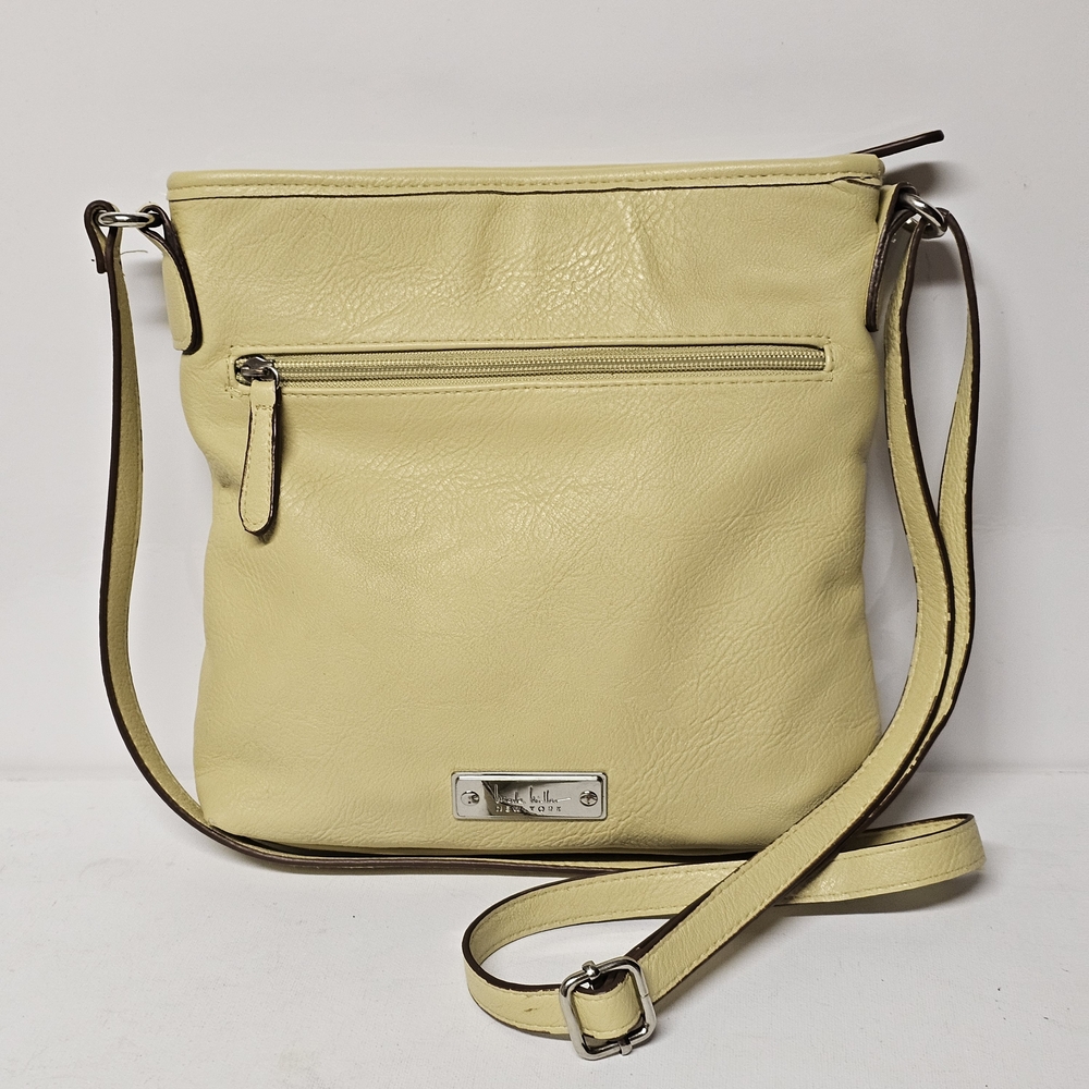 Nicole Miller Light Yellow Crossbody Bag